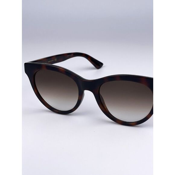 NEW Gucci GG0763S 002 Cat Eye Havana Brown Gradient Women Logo Sunglasses main image 11